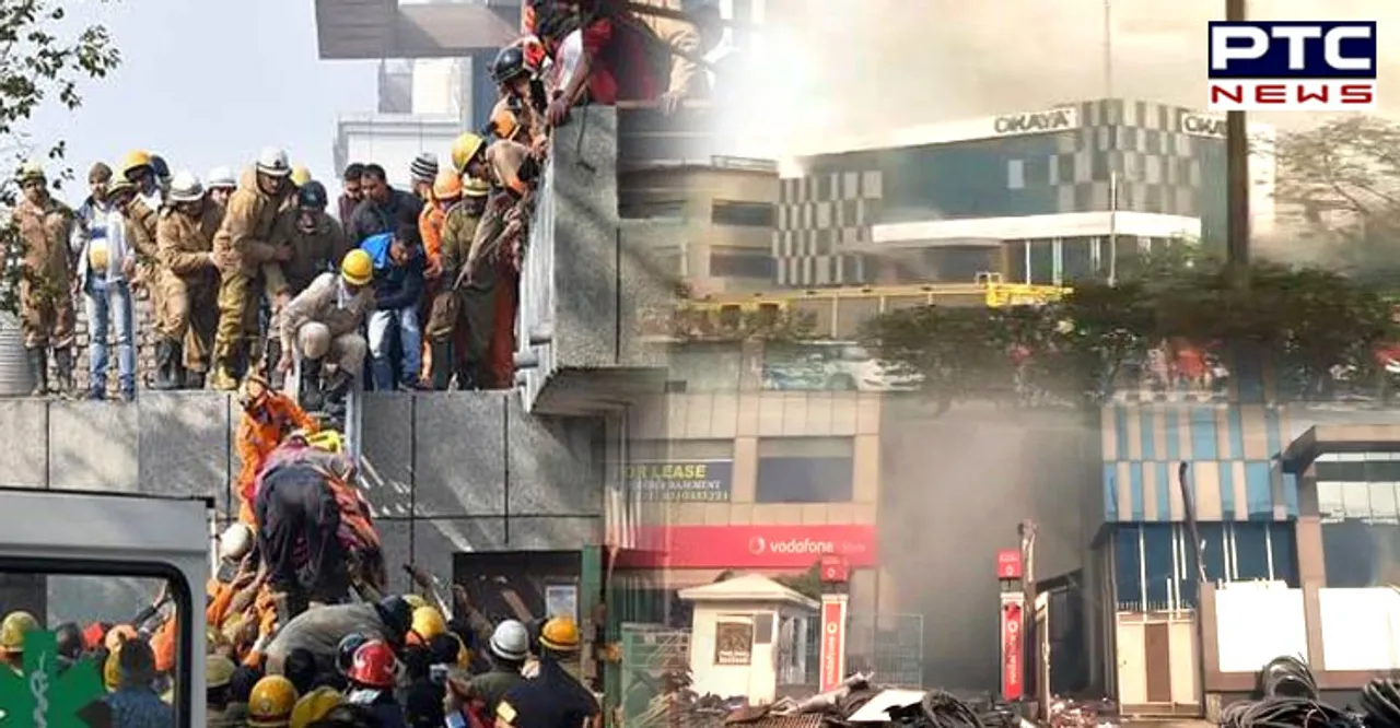 Delhi: 14 rescued from factory fire in Peeragarhi after structure collapsed following blaze