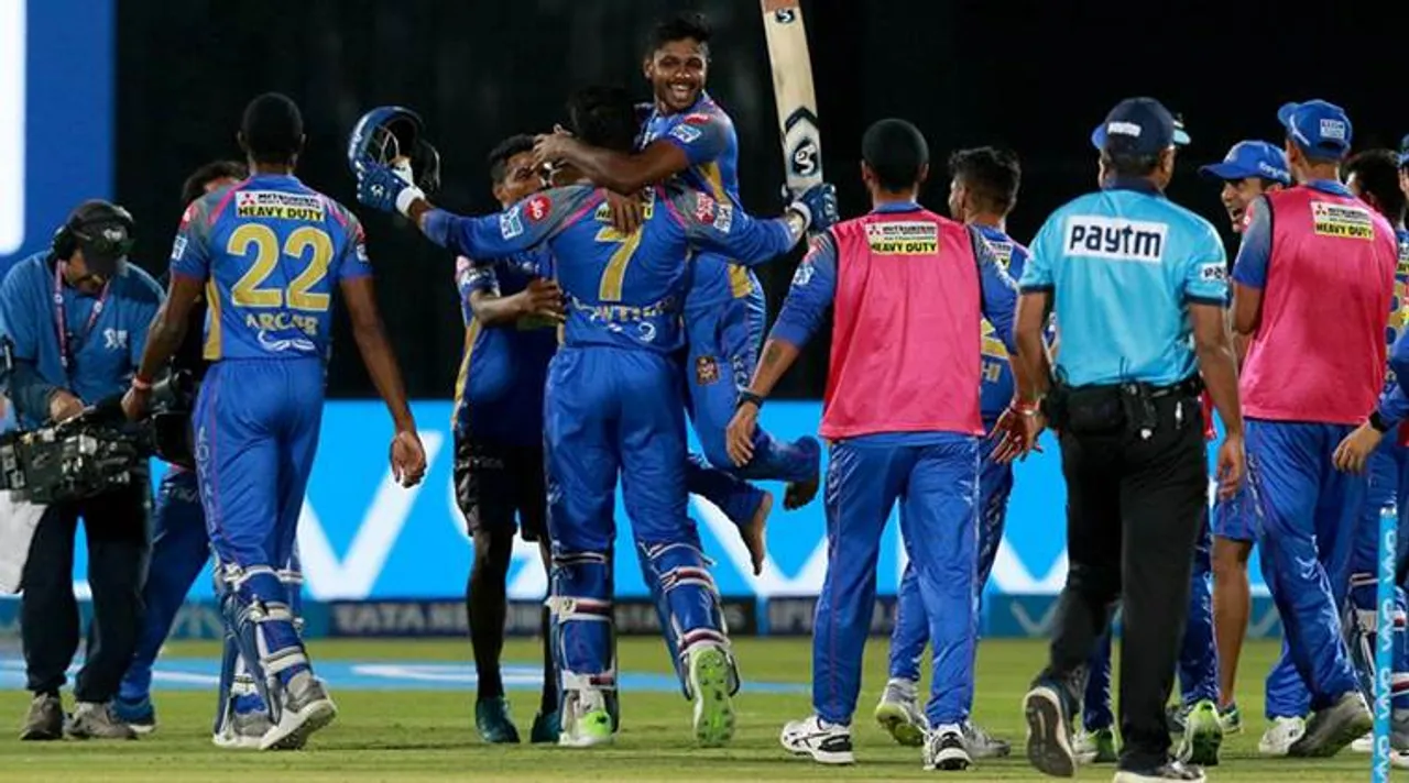 Gothuam sinks Mumbai Indians with fiery knock under pressure