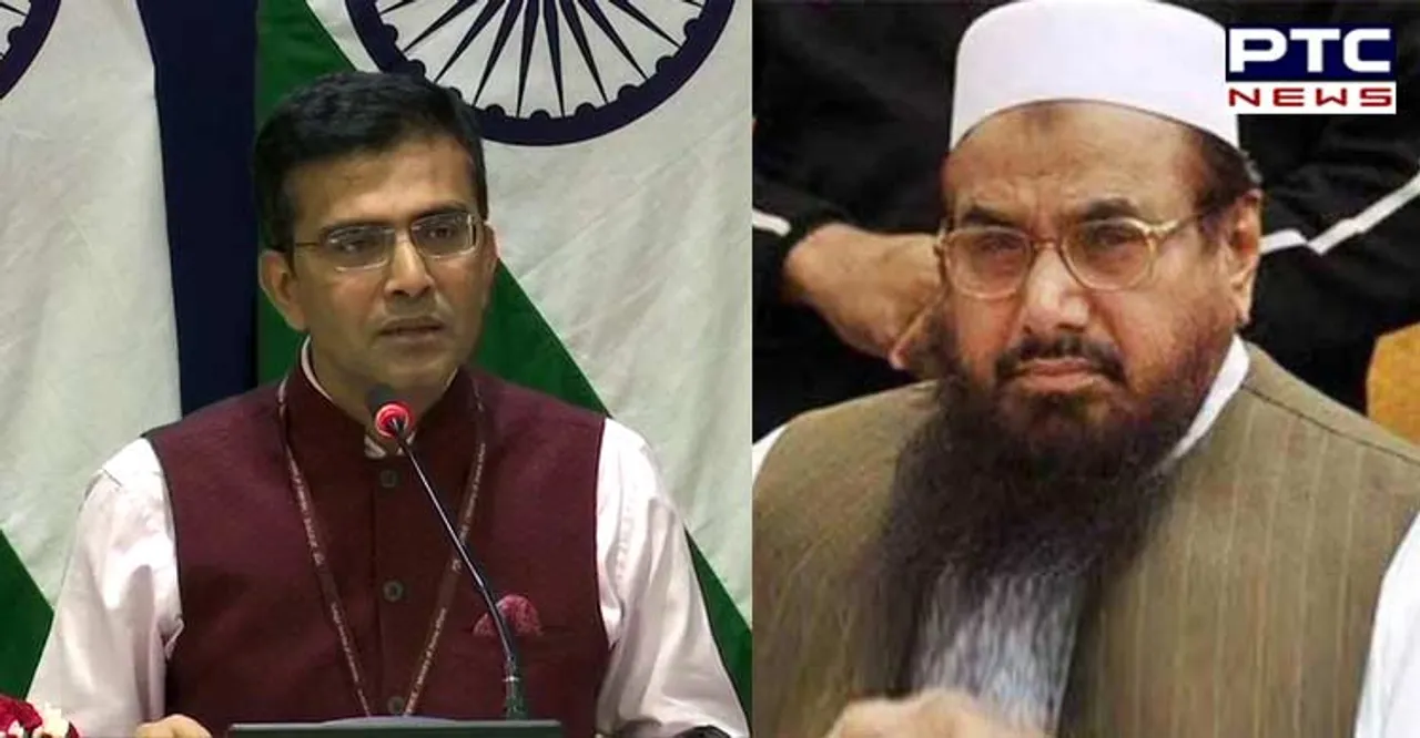 "Let us not get fooled": Raveesh Kumar, MEA on Pakistan booking Hafiz Saeed in terror financing