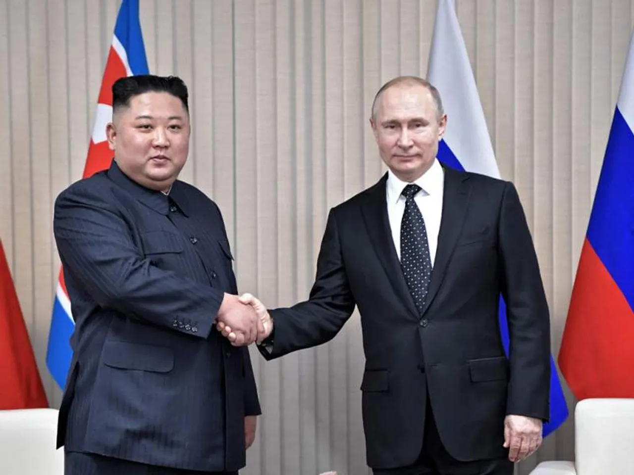 Kim, Putin vow to seek closer ties at first talks