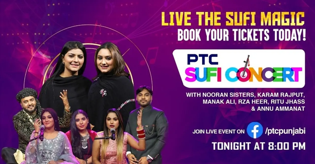 PTC Punjabi to host live Sufi concert tonight at 8pm