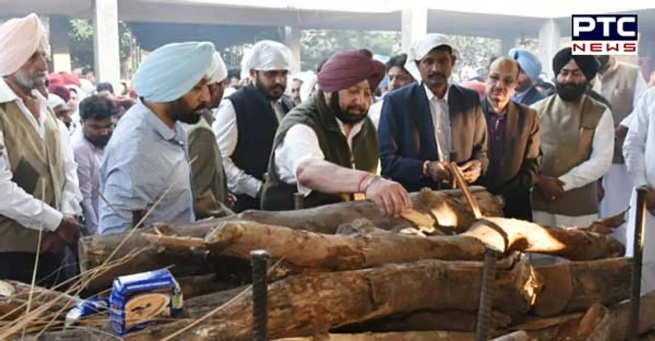 PB CM, Other Dignitaries & Political Leaders Attend Cremation Of Karanpal Singh Sekhon