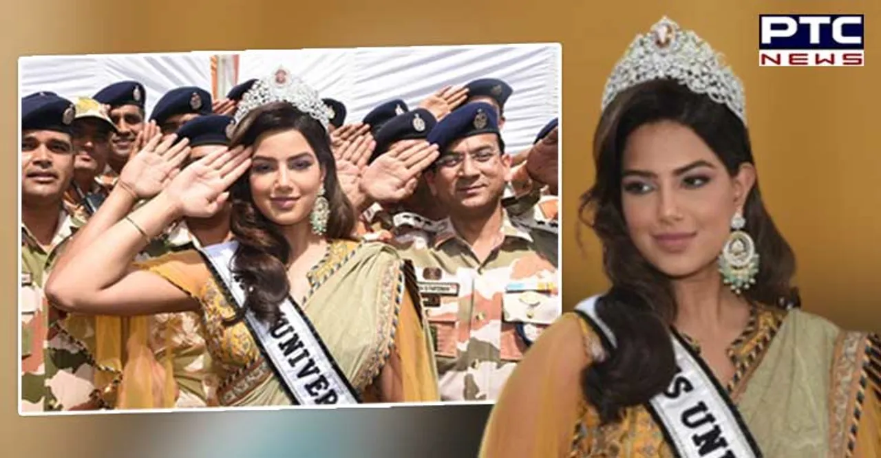 Miss Universe 2021 Harnaaz Kaur lauds ITBP's dedicated service to nation