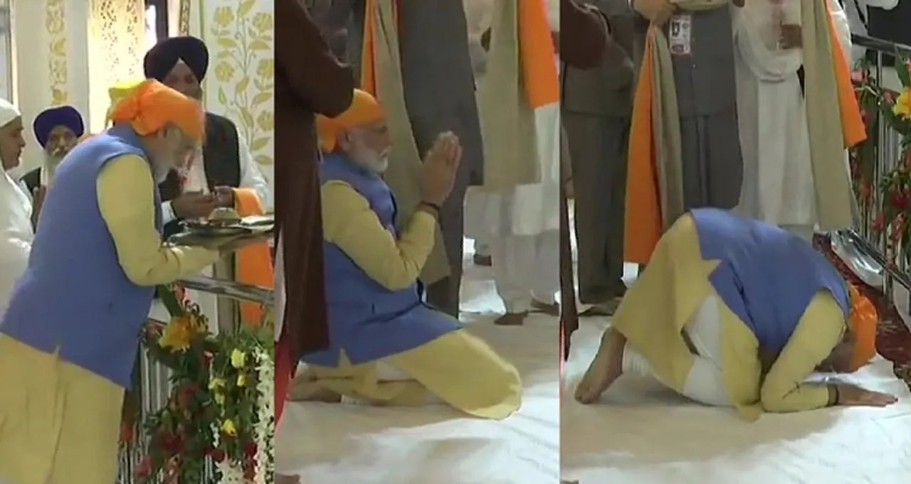PM Narendra Modi pays obeisance at Ber Sahib Gurudwara in Sultanpur Lodhi