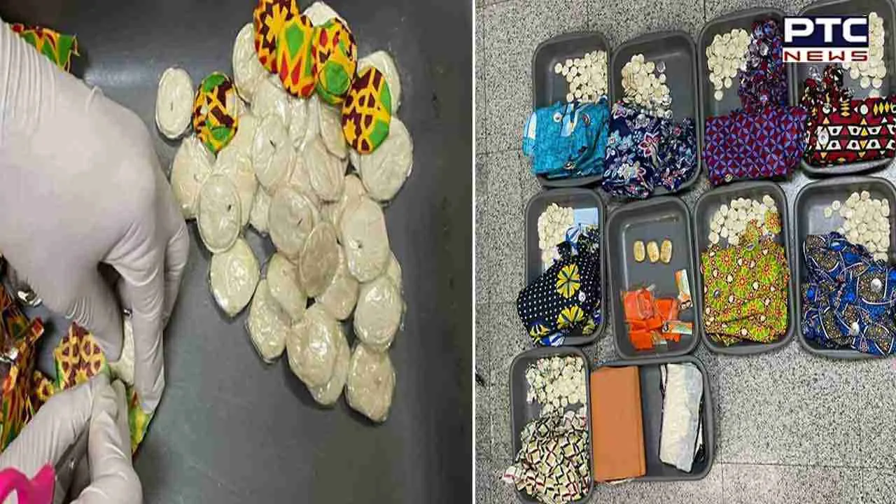 Woman arrested with Rs 14 crore heroin hidden in handbag and dresses