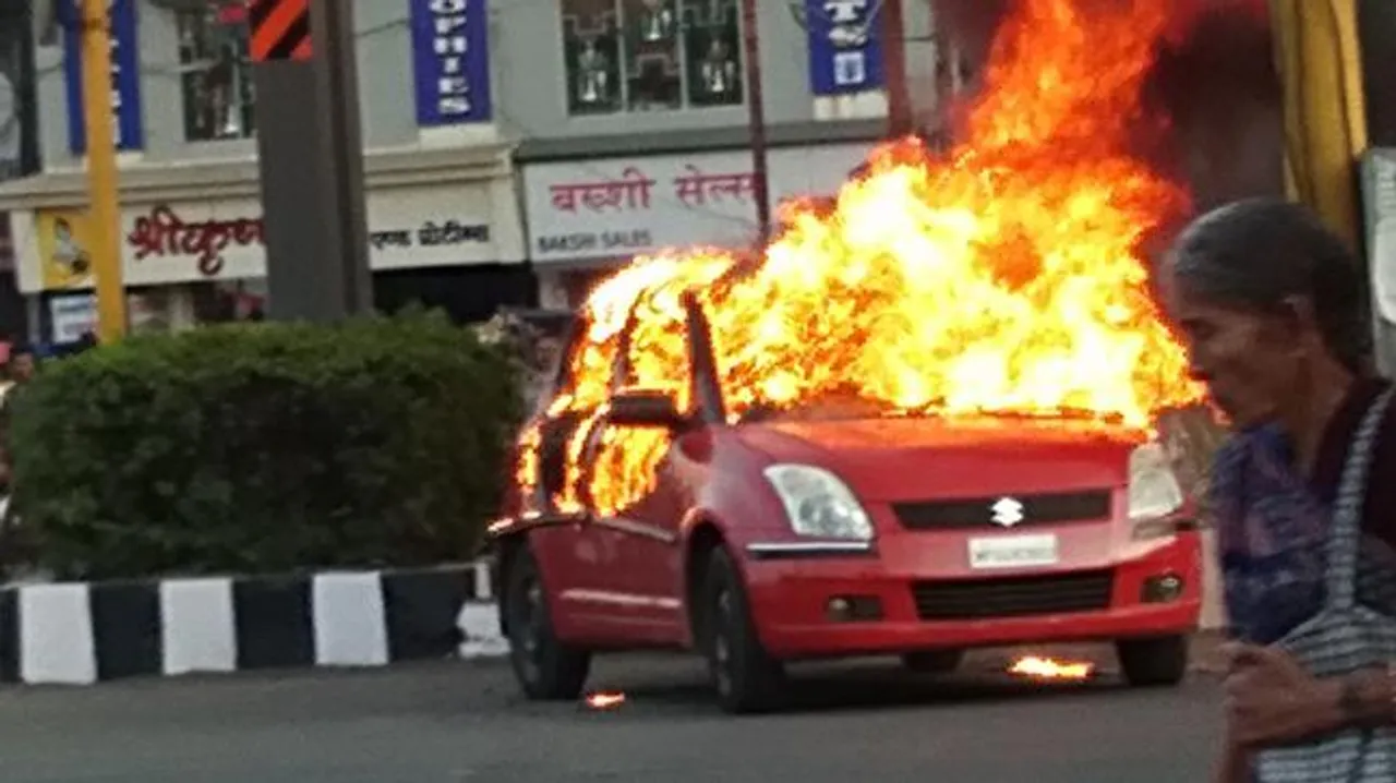 Padmaavat: Karni Sena men unknowingly torched a car owned by another activist