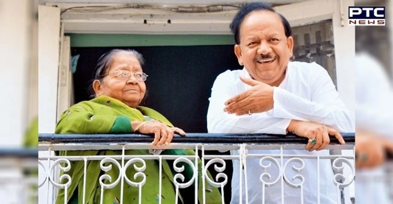 Union Minister Dr. Harsh Vardhan's mother passes away