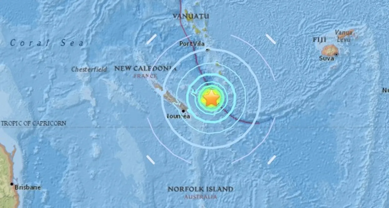 7.3 magnitude quake strikes east of New Caledonia: USGS