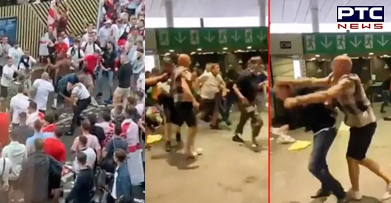 Euro 2020 Final: England fans attack Italian fans outside Wembley Stadium, hurl racial abuse on players
