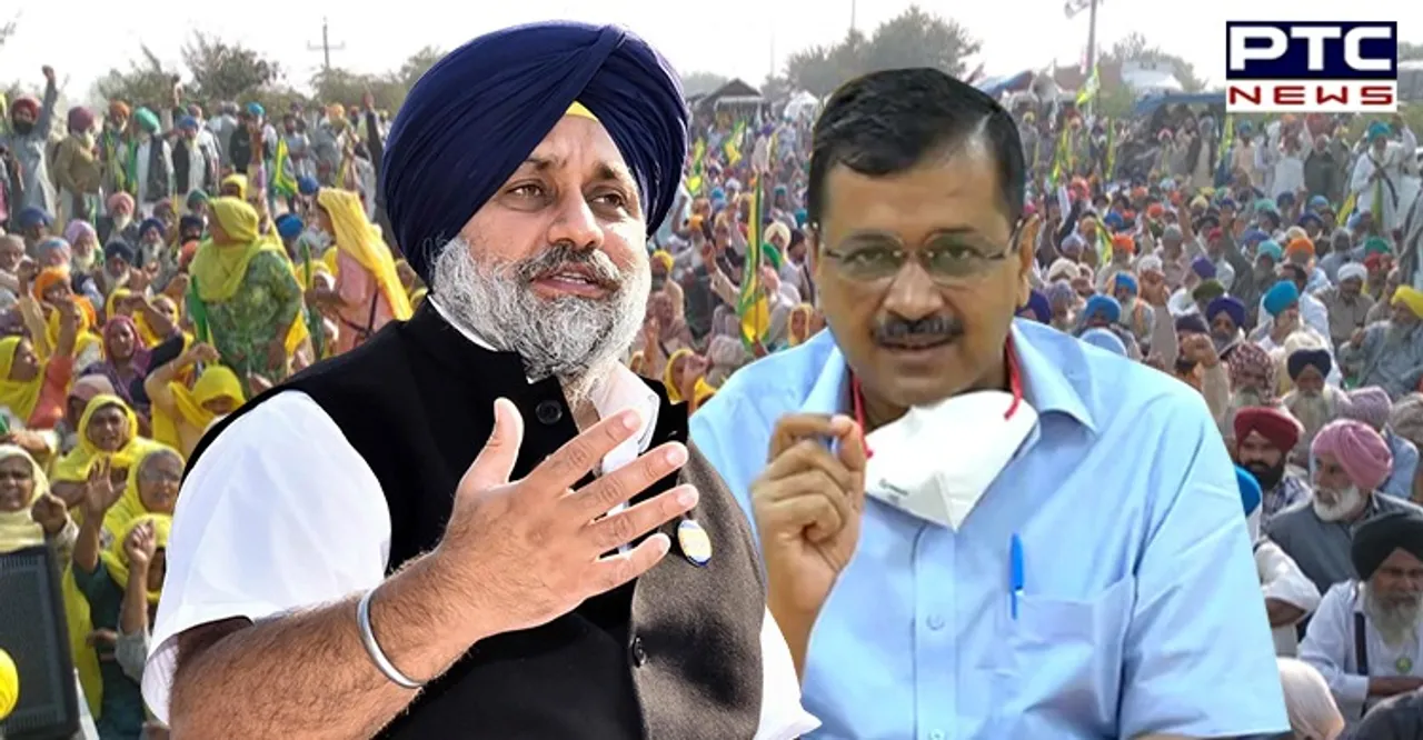 Sukhbir Singh Badal blasts Delhi CM for shedding "Kejriwal tears" on farm laws 2020