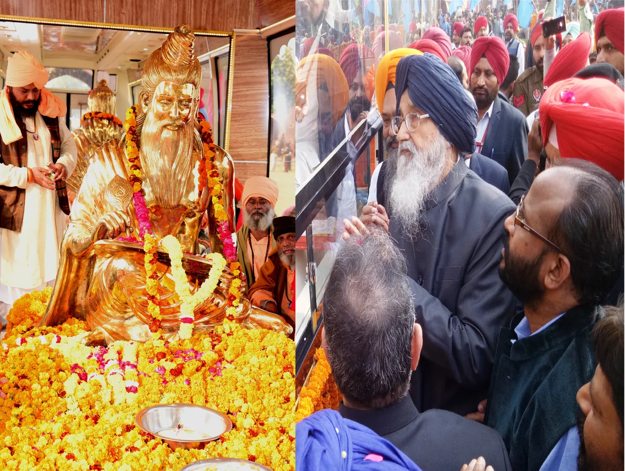 CM Parkash Singh Badal Welcomes Bhagwan Valmiki Ji Darshan Yatra In Punjab, Hails It As Symbol Of Universal Brotherhood & Harmony