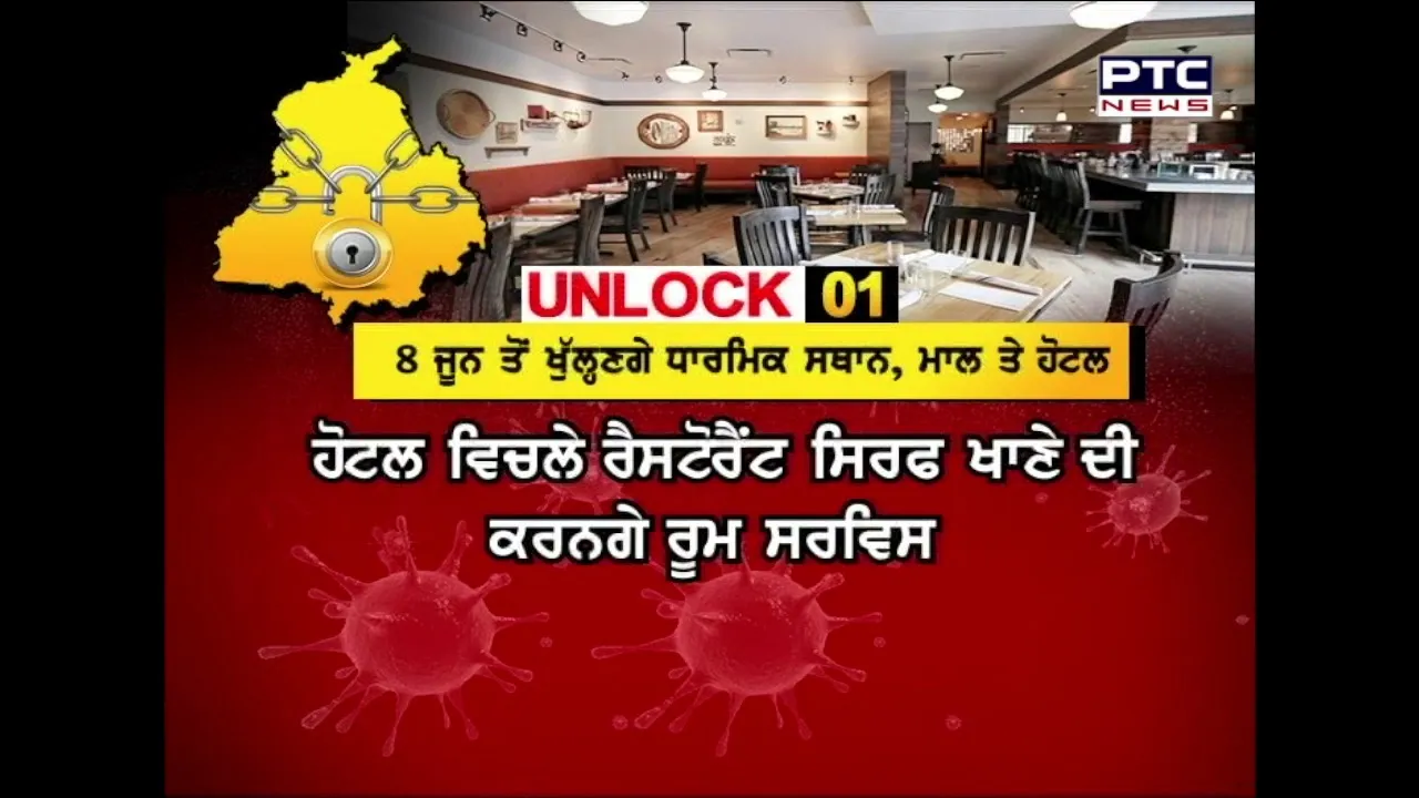 ਪੰਜਾਬ ਸਰਕਾਰ ਨੇ ਅਨਲਾਕ-1 ਨੂੰ ਲੈ ਕੇ ਗਾਈਡਲਾਈਨਜ਼ ਕੀਤੀਆਂ ਜਾਰੀ