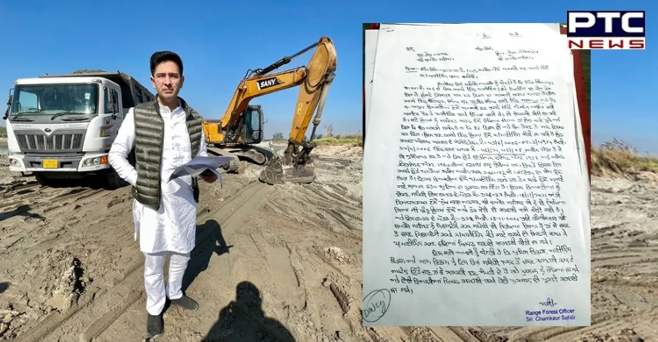 Raghav Chadha conducts raid, exposes illegal mining in CM Channi’s constituency