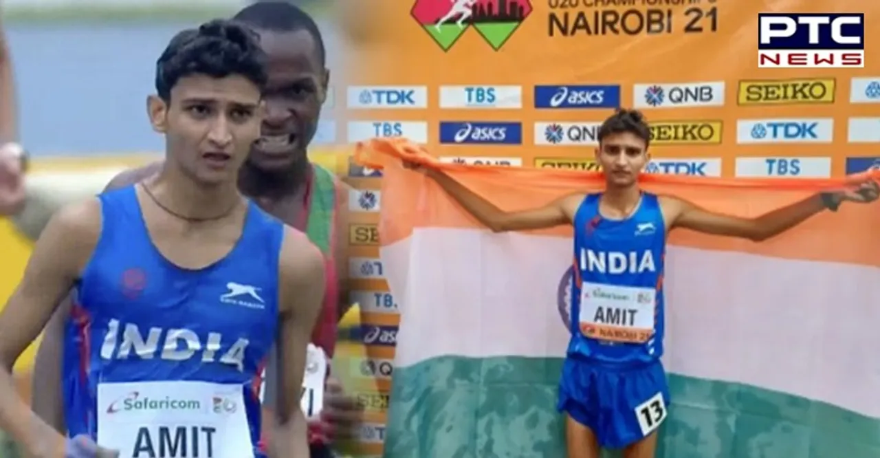World Athletics U20 Championships: India's Amit wins silver in 10,000 m race walk