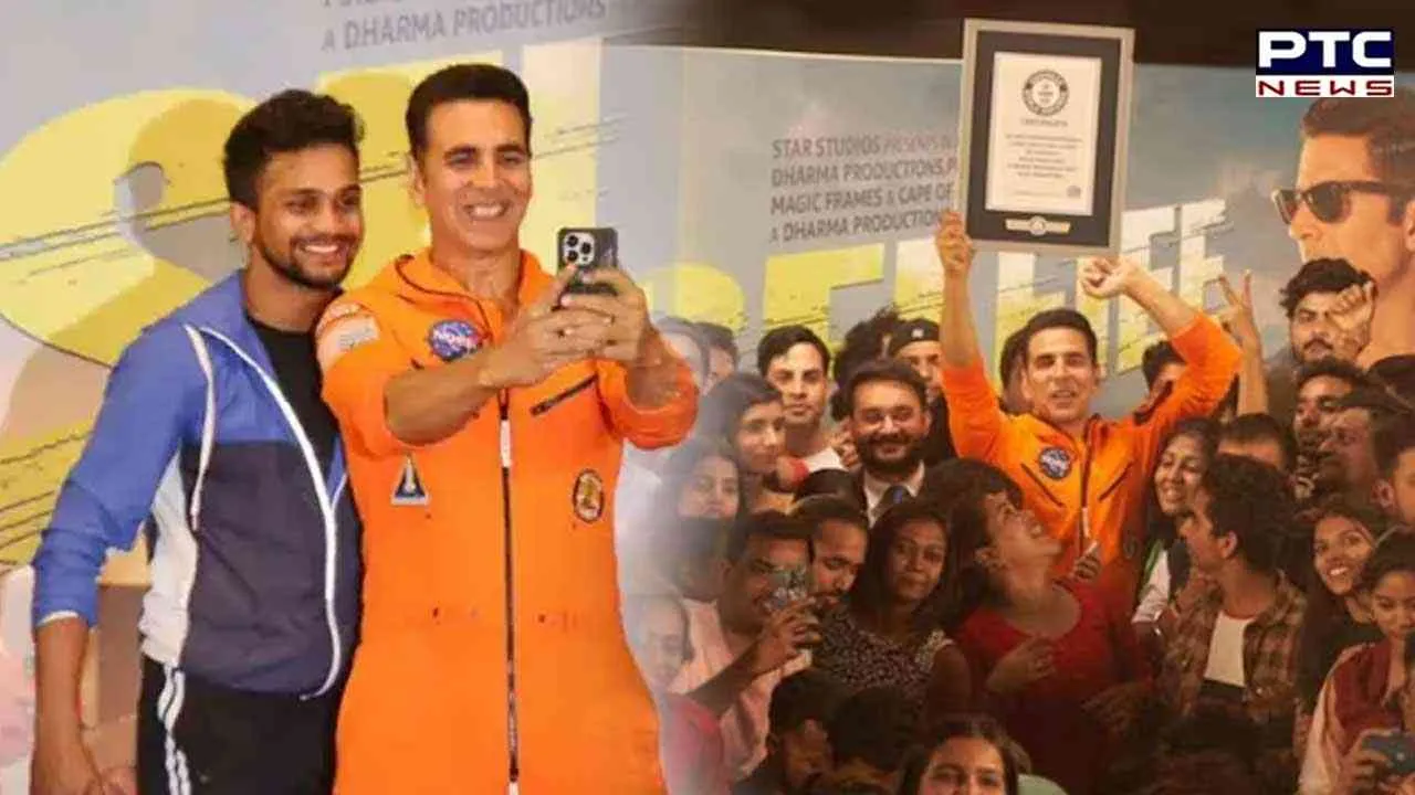 Guinness World Record: Akshay Kumar breaks record for most selfies taken in 3 minutes