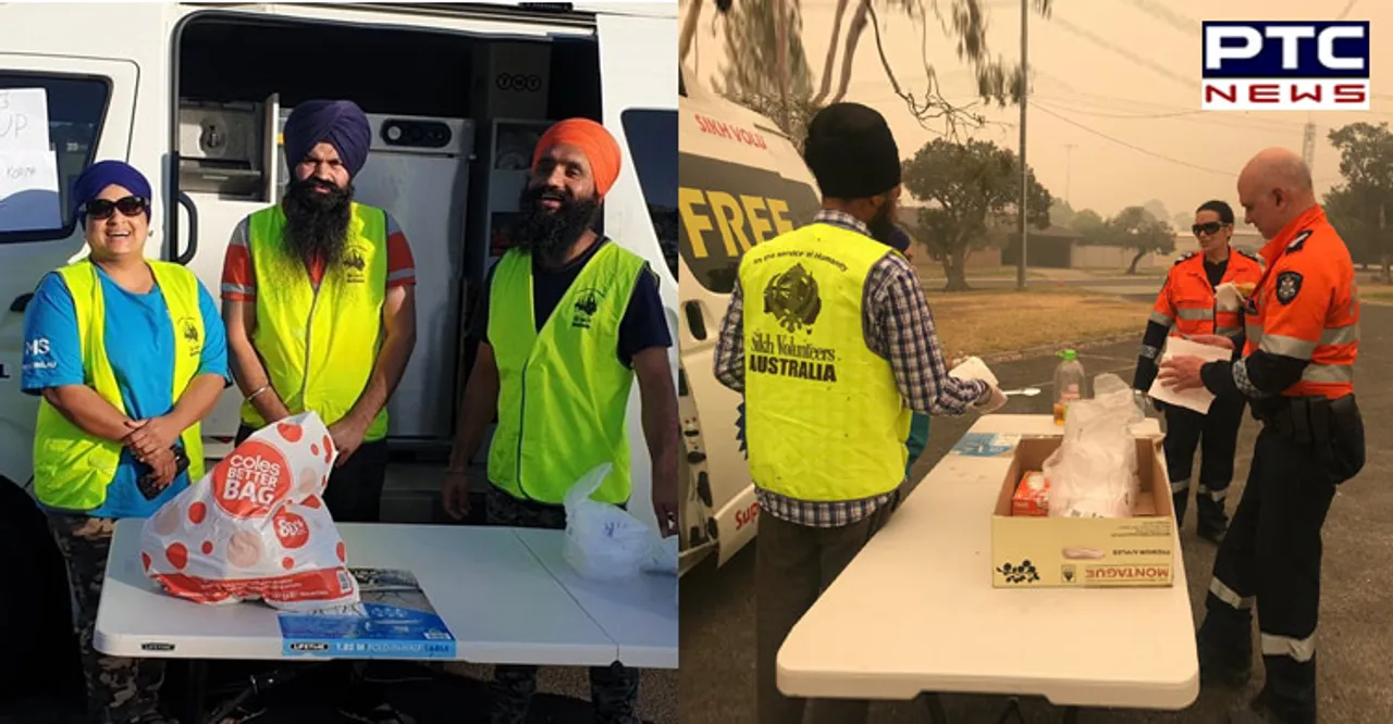 Australia bushfires: Sikh volunteers offer free food to victims