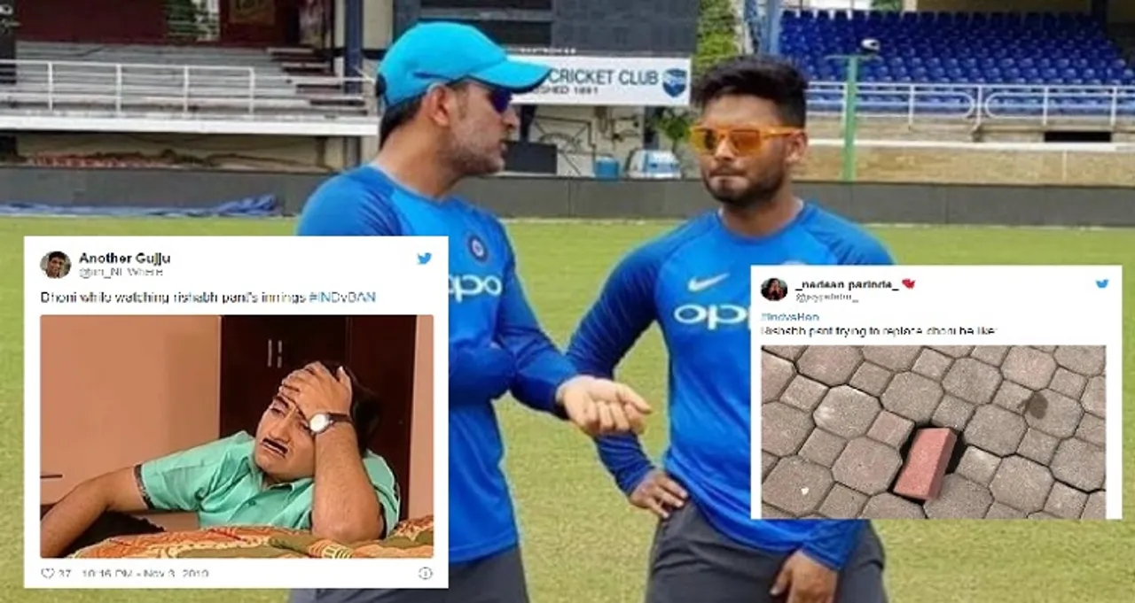 IND vs BAN 1st T20: Rishabh Pant trolled, compared with MS Dhoni [HILARIOUS MEMES]