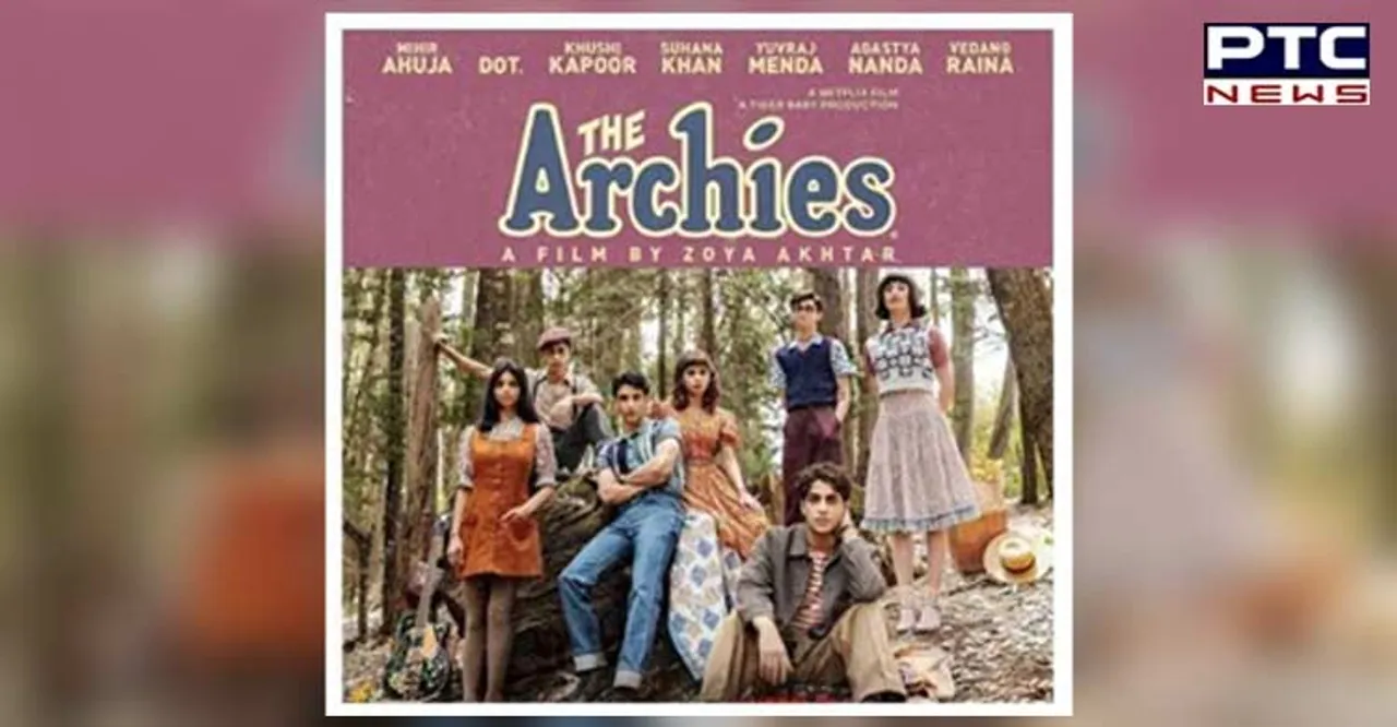 Suhana Khan, Agastya Nanda, Khushi Kapoor's first look from 'The Archies' out