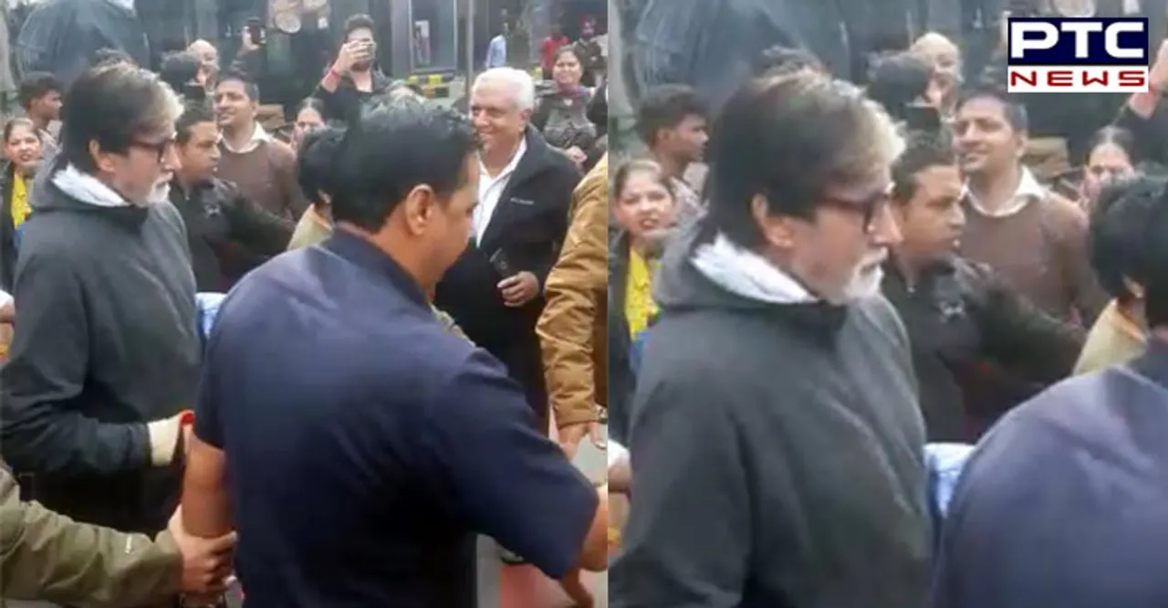 Punjab: Bollywood mega-star Amitabh Bachchan lands in Ropar