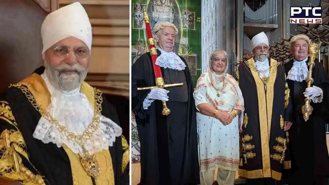 Punjab-born Sikh councillor scripts history by becoming first turban-wearing Lord Mayor of UK's Coventry