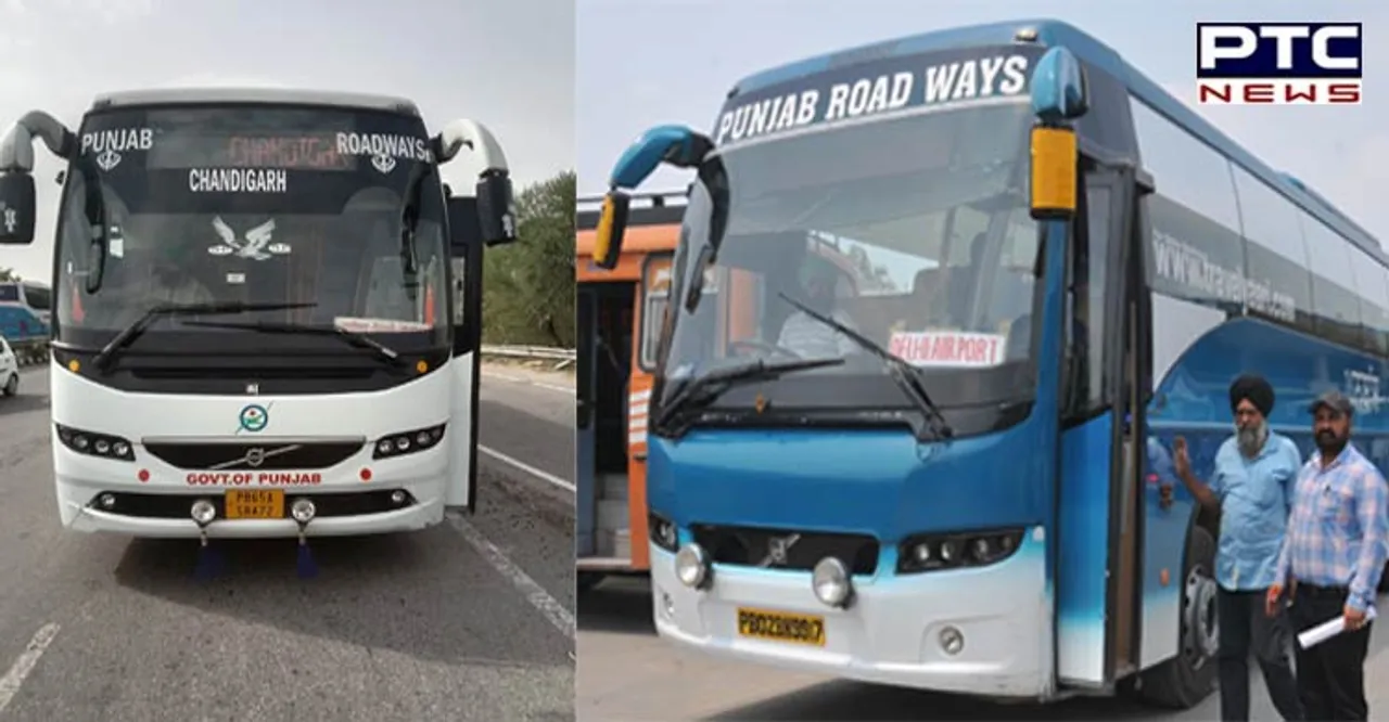 Five super luxury buses to be plied from Chandigarh to Delhi airport from June 15