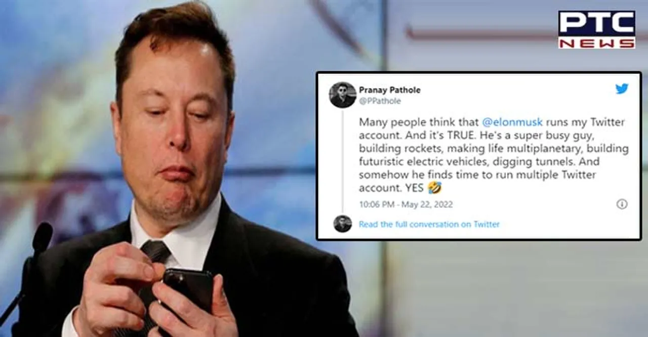 Elon Musk tells Indian 'Twitter friend' he has 'cheesy secret Instagram account'
