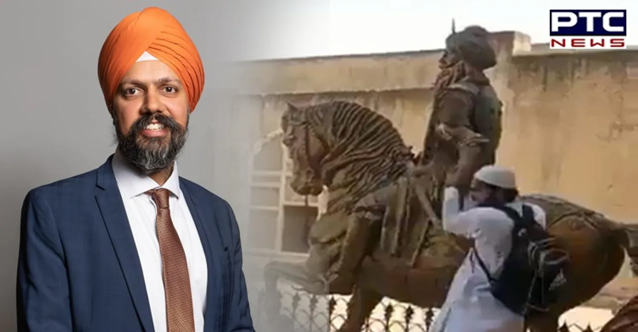 Vandalising Maharaja Ranjit Singh's statue extremist act: British Sikh MP