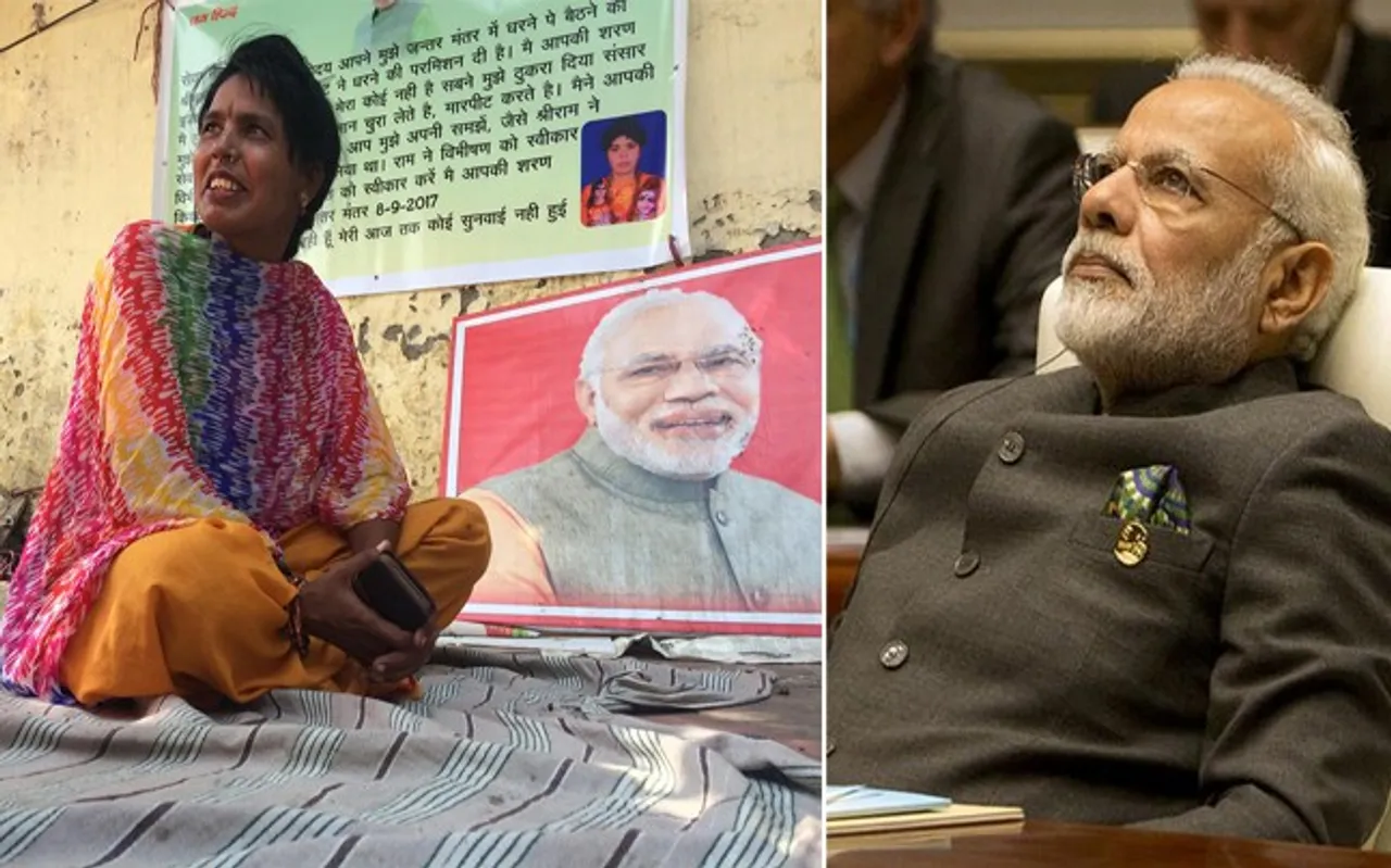 Jaipur woman on sit-in for a month now to marry PM Modi