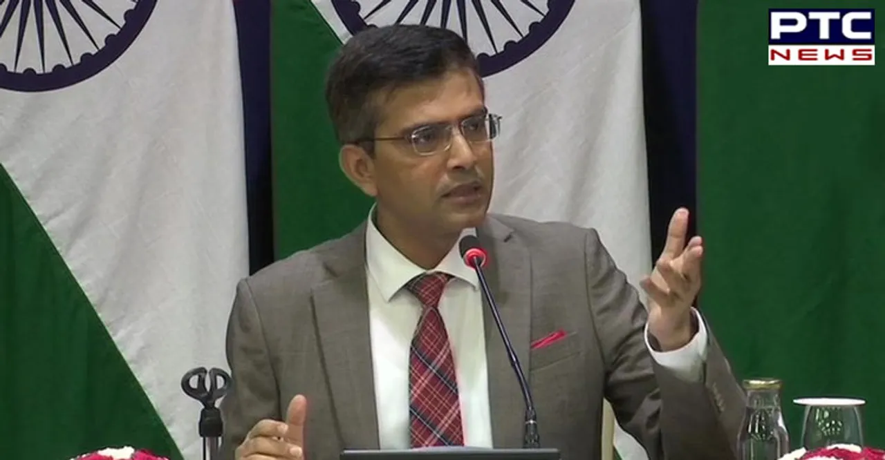 Raveesh Kumar, MEA addresses media over the recent statements by Pakistan