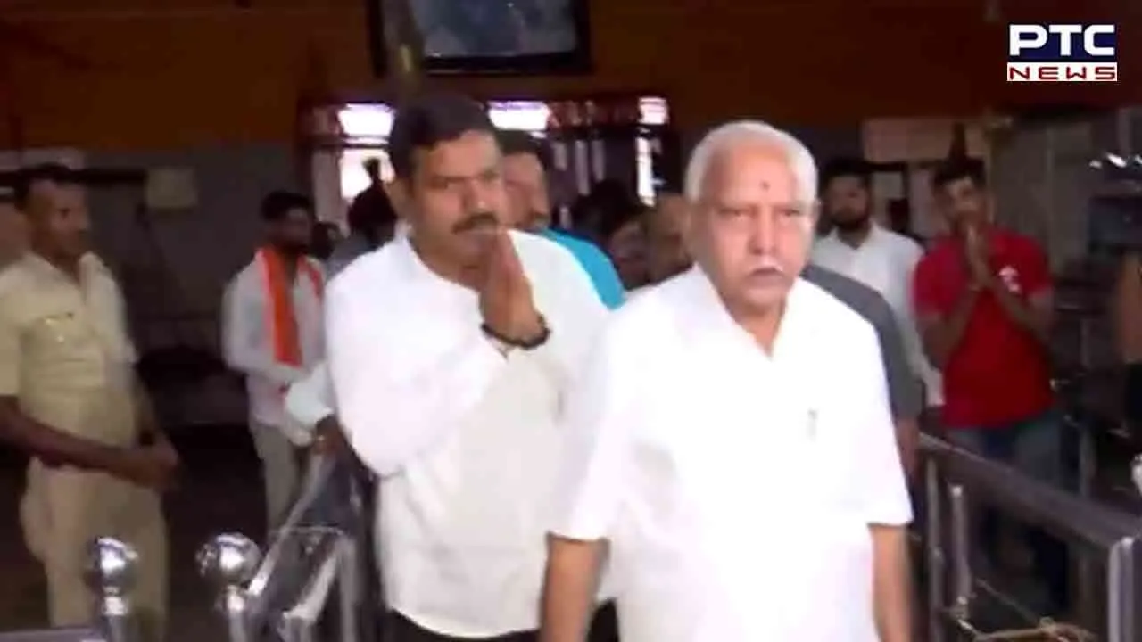 Karnataka Assembly Polls: Former CM Yediyurappa visits ancestral temple before casting vote in Shivamogga