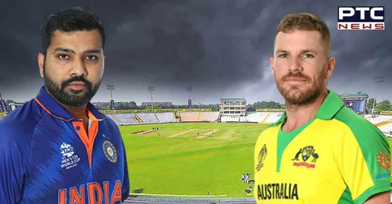India Vs Australia T20 Match: ਅਸਮਾਨ ਵਿੱਚ ਸੰਘਣੇ ਕਾਲੇ ਬੱਦਲ, ਸ਼ਾਮ ਨੂੰ ਮੀਂਹ ਪੈਣ ਦੀ ਸੰਭਾਵਨਾ