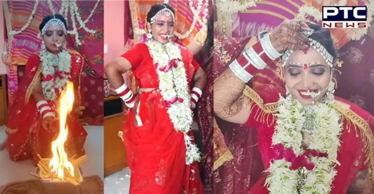 24-year-old from Gujarat marries herself with all rituals