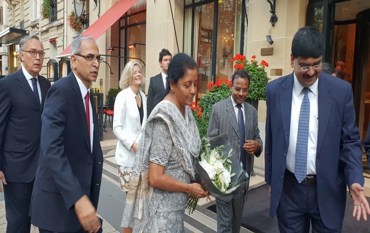 Defence Minister Nirmala Sitharaman visits Rafale manufacturing facility in France