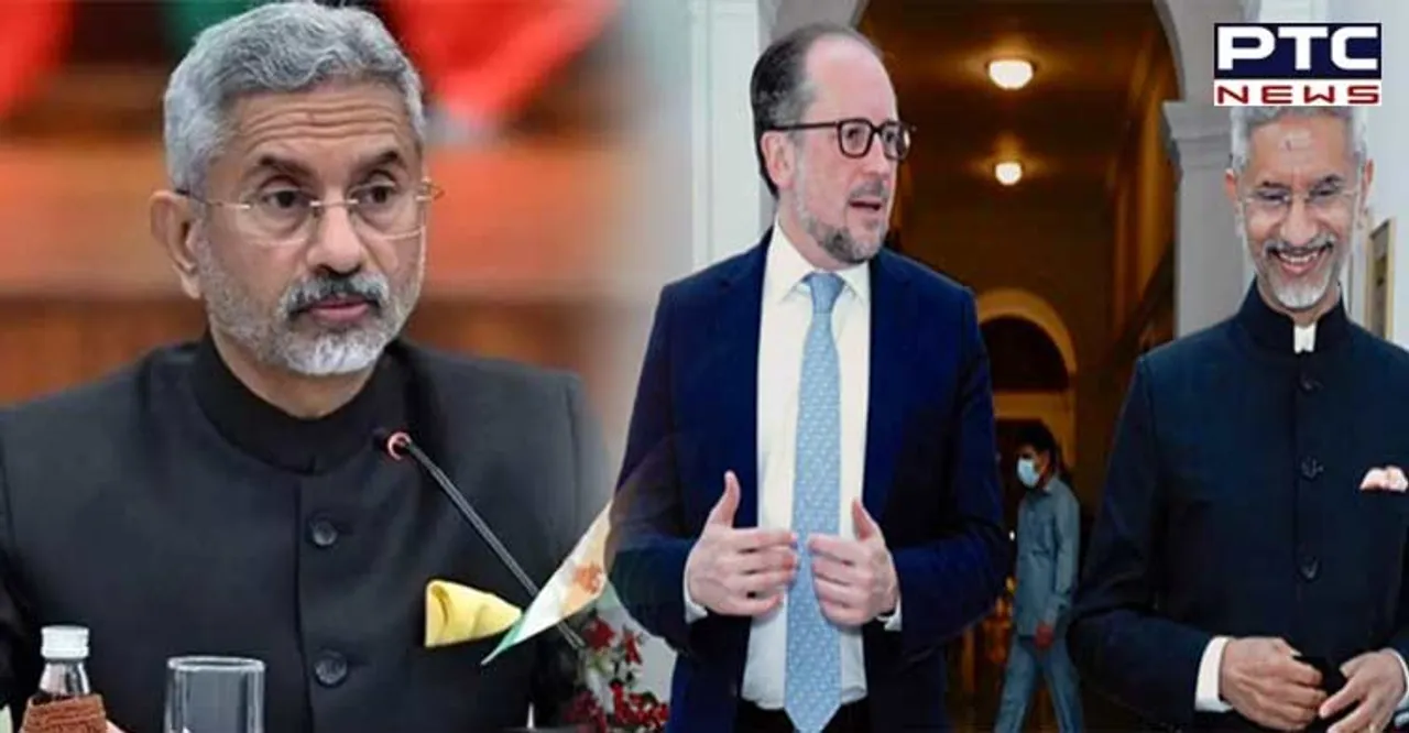 Jaishankar meets Austrian counterpart in Slovakia, discusses Afghanistan, Indo Pacific