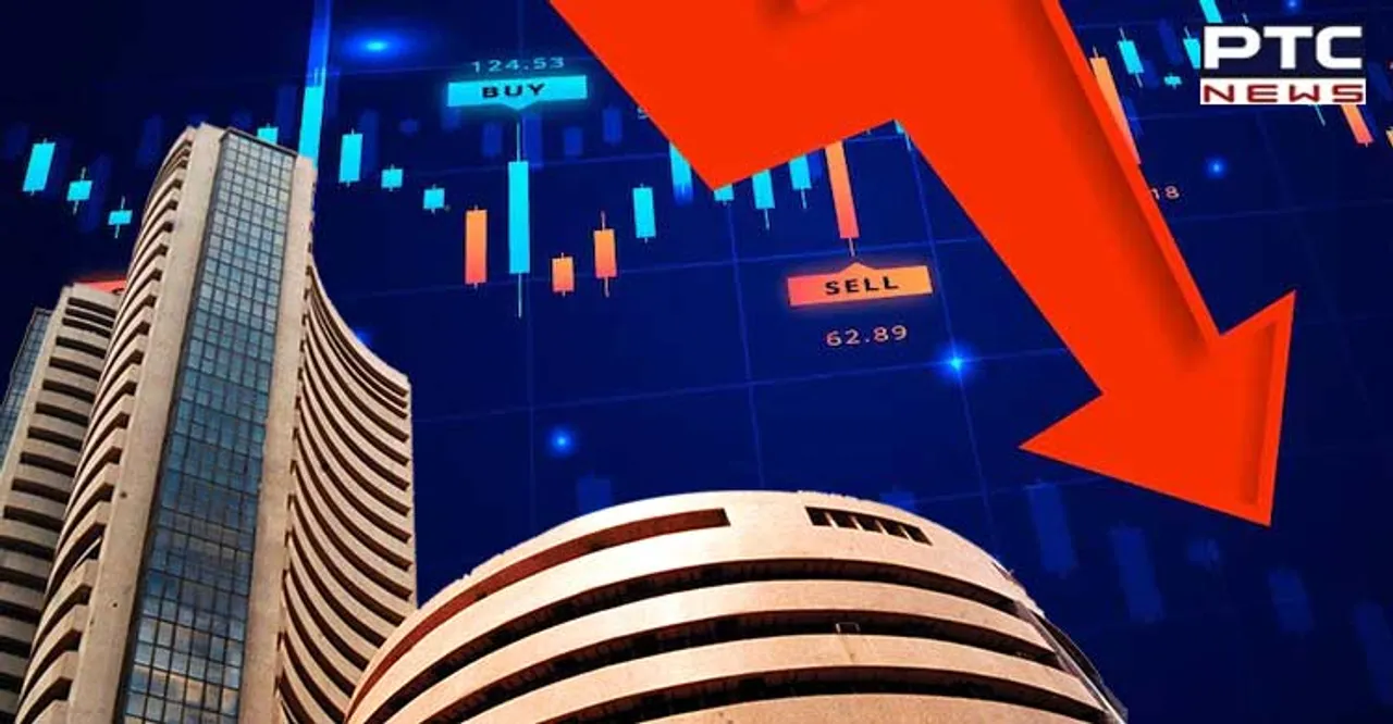 Sensex opens 497 points down; Consumer durables, realty stocks slump