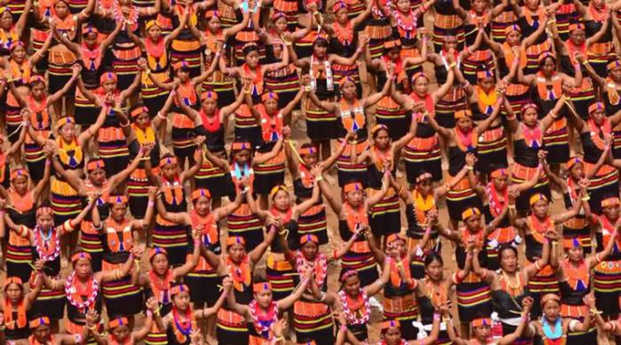 Guinness record created for largest traditional Konyak dance