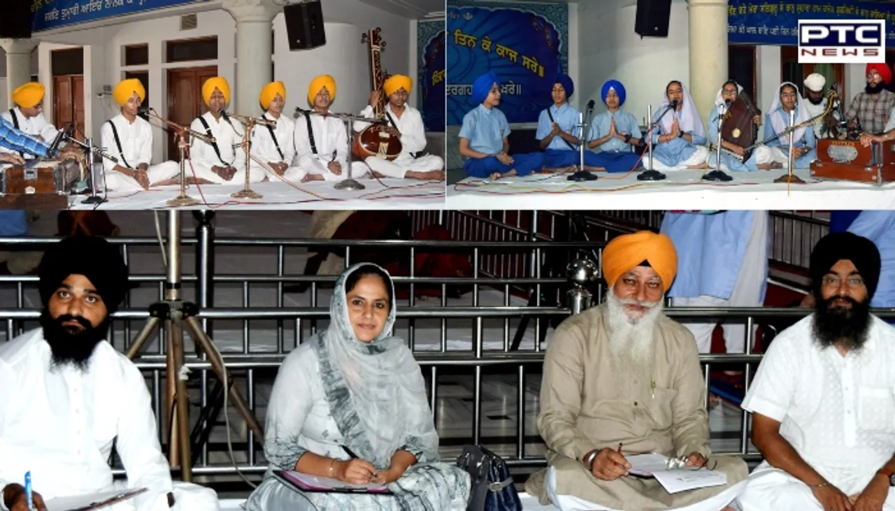 SGPC ਵੱਲੋਂ ਗੁਰਦੁਆਰਾ ਸ੍ਰੀ ਮੰਜੀ ਸਾਹਿਬ ਦੀਵਾਨ ਹਾਲ ਵਿਖੇ ਕਰਵਾਏ ਸ਼ਬਦ ਕੀਰਤਨ ਮੁਕਾਬਲੇ