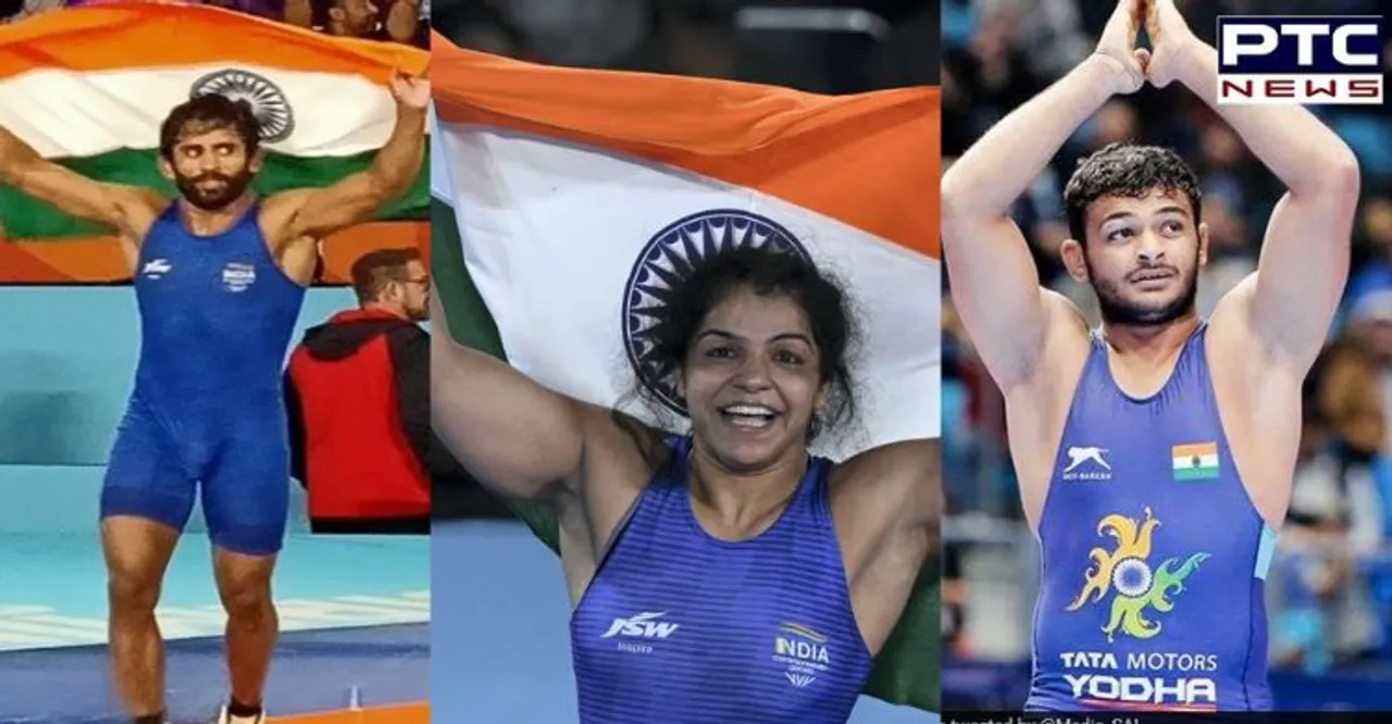 India's 'Gold rush' continues: Wrestlers Deepak Punia, Sakshi Malik, Bajrang Punia bring laurels