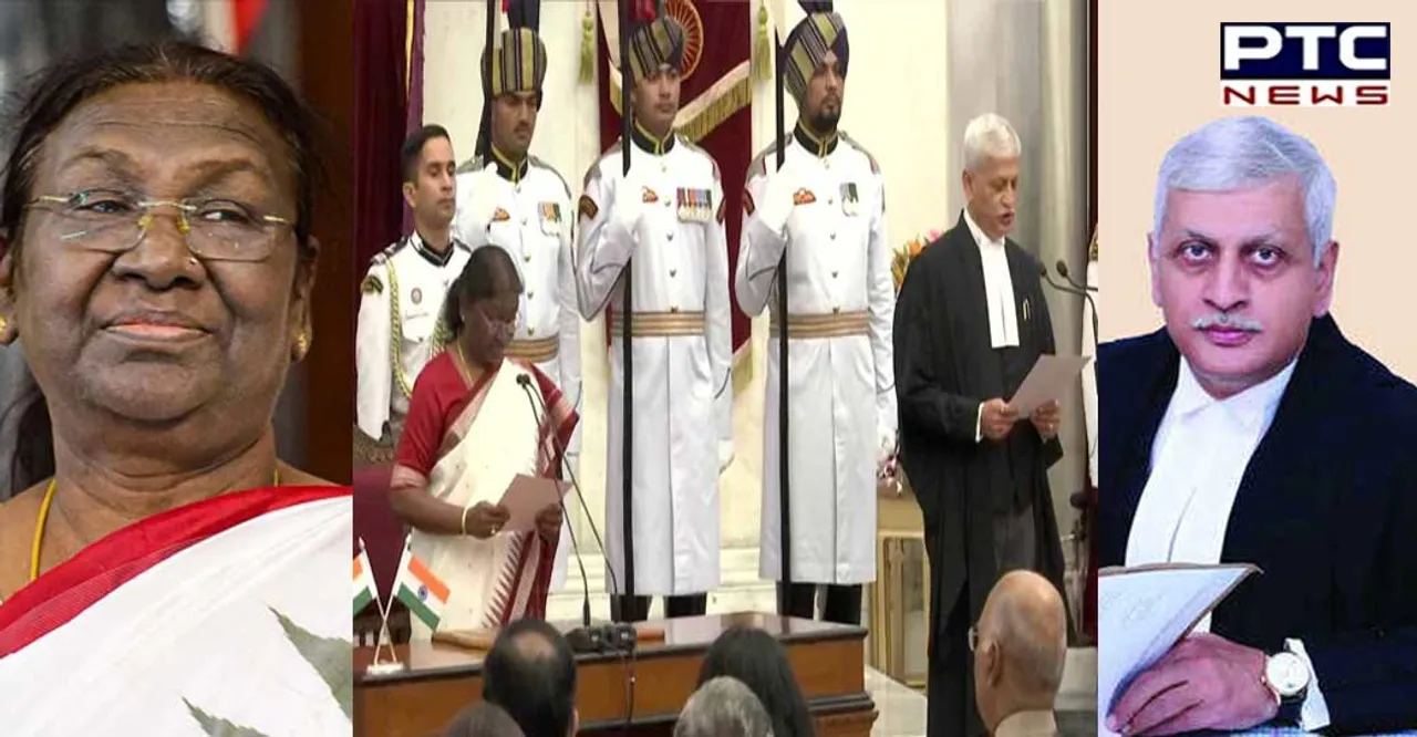 Justice UU Lalit takes oath as 49th Chief Justice of India at Rashtrapati Bhavan