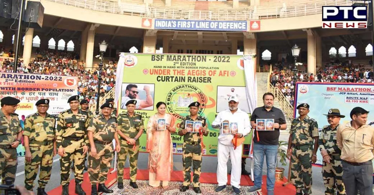 Amritsar: BSF Marathon at JCP Attari on October 29