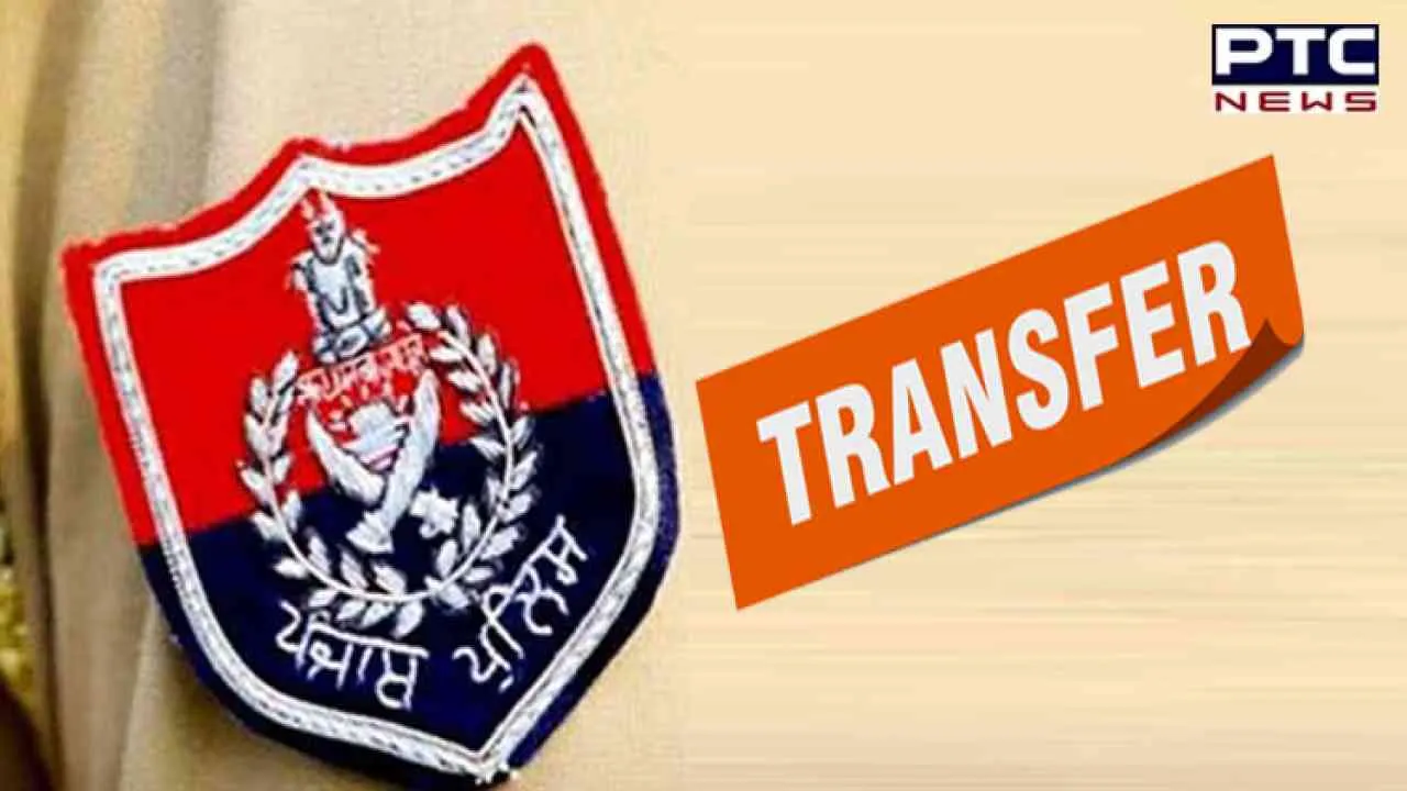 Punjab Govt transfers 77 Police officers