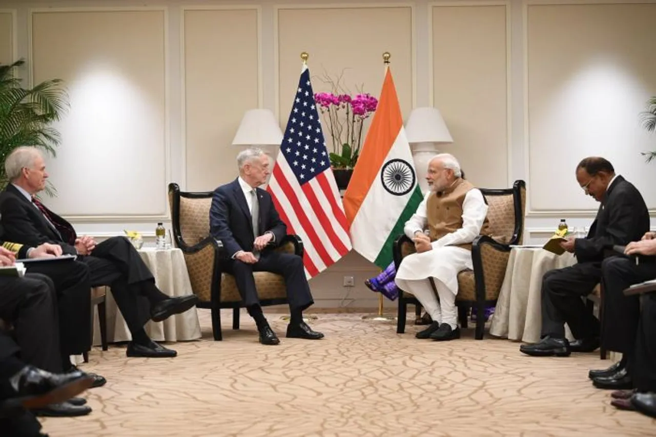 PM Modi meets US Defence Secretary in Singapore