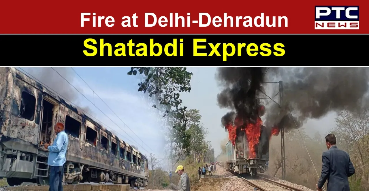 Delhi-Dehradun Shatabdi Express catches fire, passengers safe