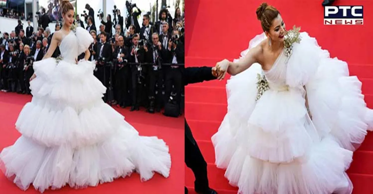 Urvashi Rautela makes red carpet debut at Cannes 2022