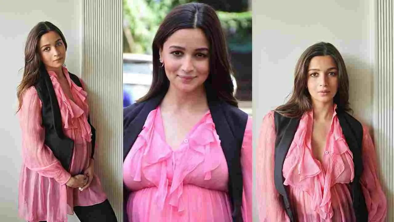 Alia Bhatt spotted embracing baby bump in latest video