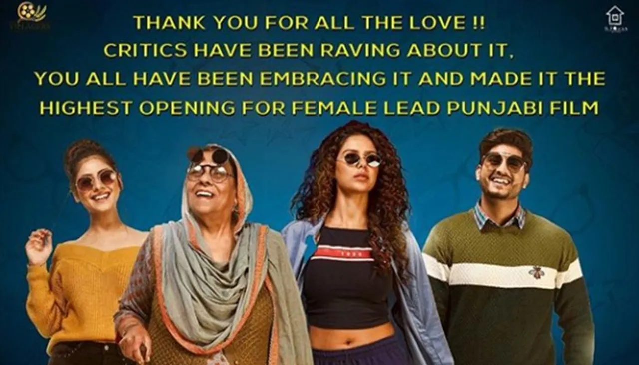 'Guddiyan Patole' Gets Highest Opening For Female Lead Punjabi Film