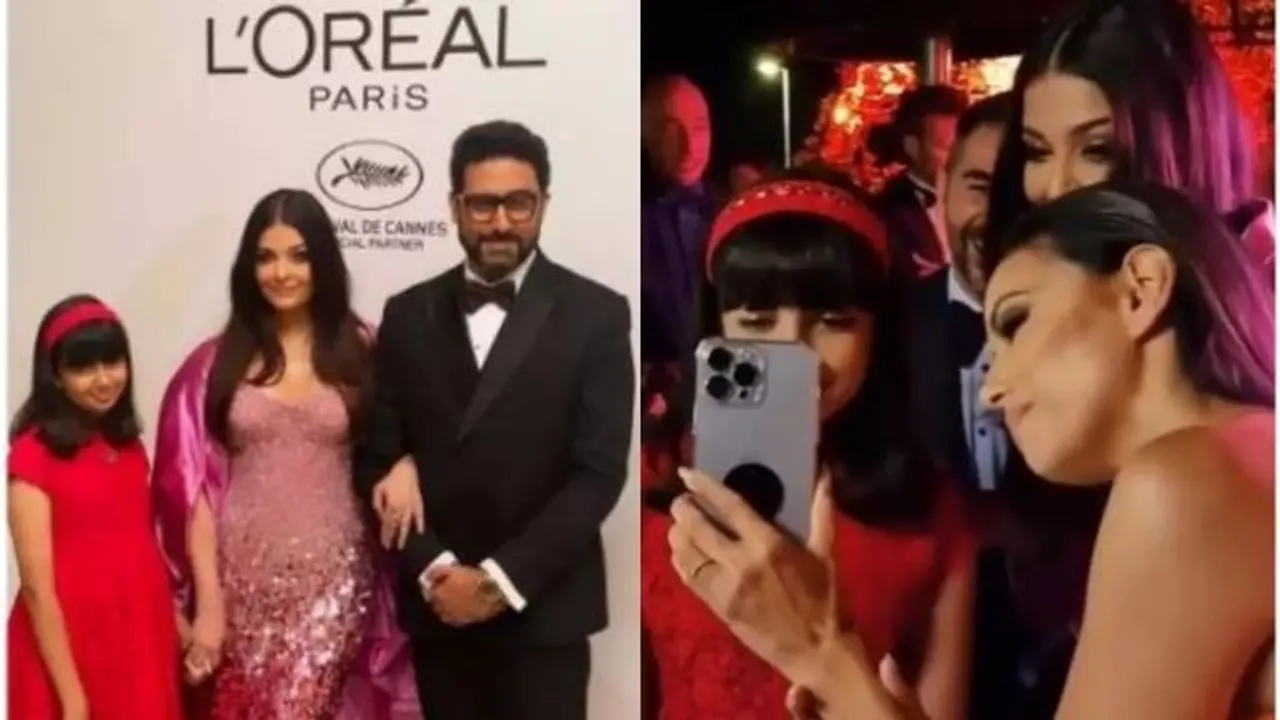 Aishwarya Rai's daughter Aaradhya video chats with Eva Longoria's son at Cannes Film Festival 2022 [WATCH]
