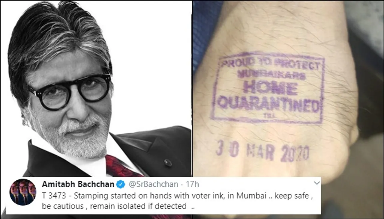 Amitabh Bachchan Shares Important Message For Fans Amid Coronavirus Spread