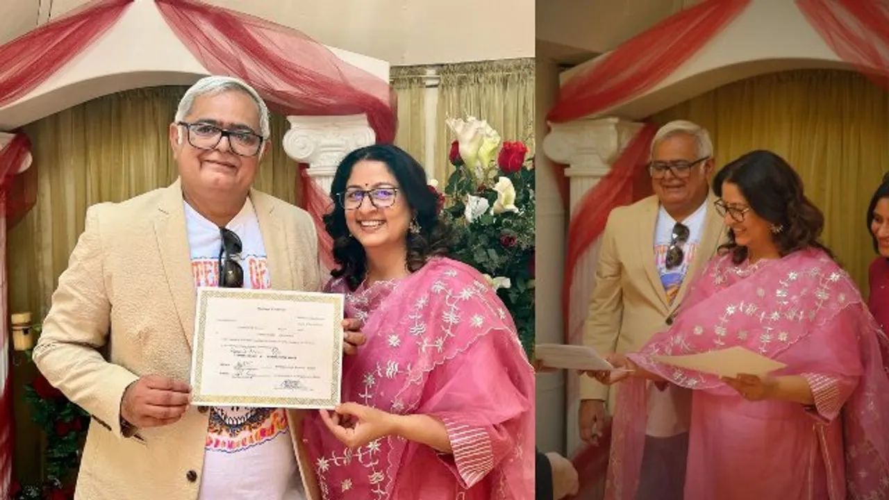 Aww! Hansal Mehta marries longtime partner Safeena Husain in 'impromptu' ceremony