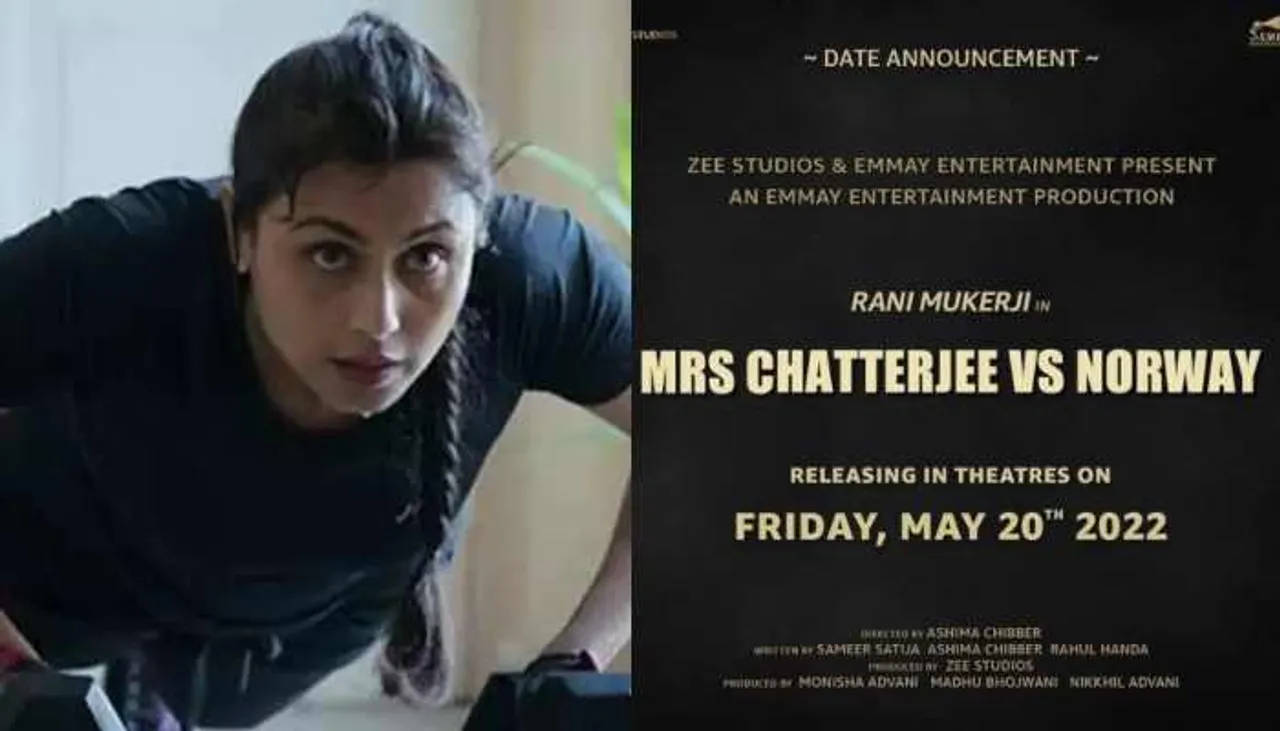 Rani Mukerji will portray power packed role in 'Mrs Chatterjee Vs Norway', film to release on 20th May, 2022
